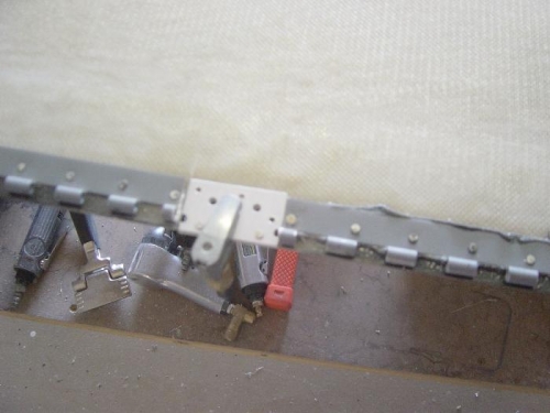 Hardware to hide/disguise the upper hinge pins