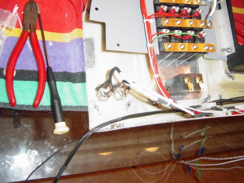 Rear View of Co- Pilot plugs