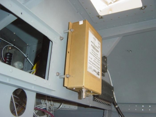 Freeflight WAAS GPS mounted on cabin side opposite of EIU (both on standoffs)