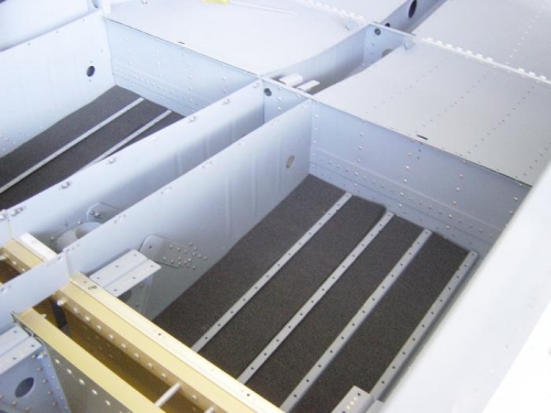 Soundproofing installed both sides.