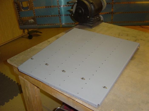 Left seat floor prior to install