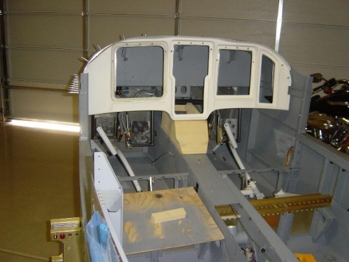 Beginning of center console