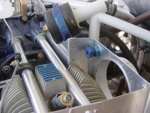 Cable Safe fitting attached for fuel purge valve cable