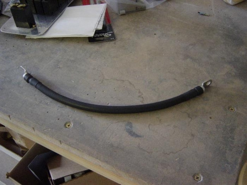 Completed cable with terminals both ends and heat shrink