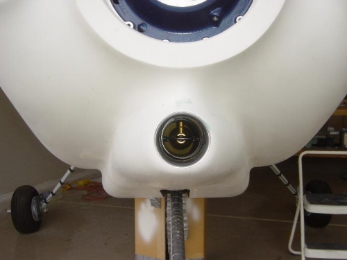 Cowling primer chips repaired