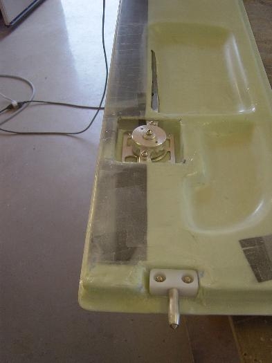 Left door handle installed