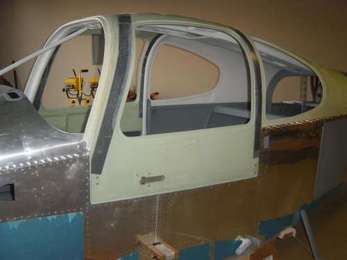 Left door reinstalled on fuse