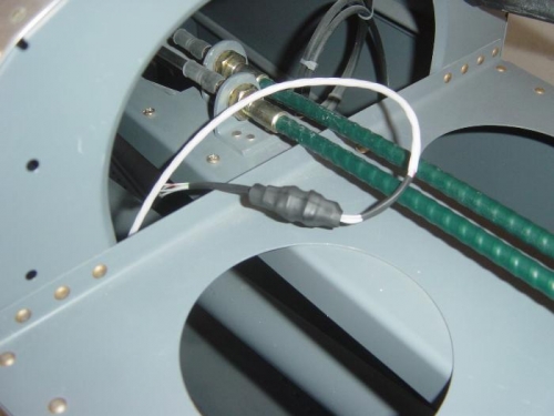 pitch/elevator trim servo wired