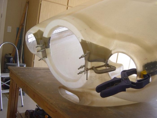 Trying to keep everything flush while this sets up overnight