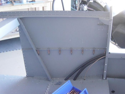 Nutplaltes clecoed prior to drilling