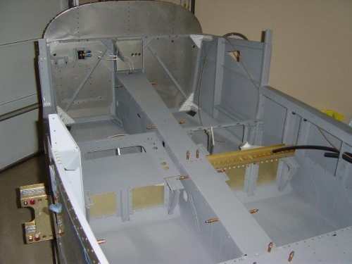 Everything (almost) in, just clecoed as it all has to come out for systems installation.