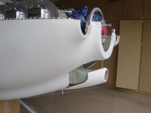 Round replacement induction inlet positioned