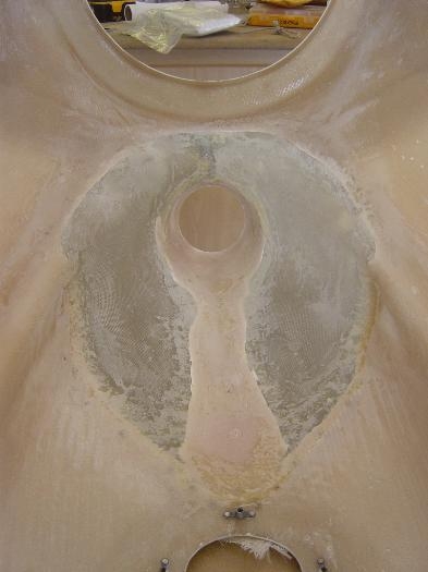 Flox filled interior joints aftre sanding/beveling