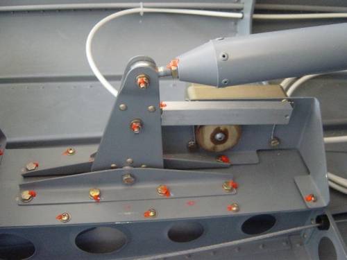 Pitch Servo Bracket and servo installed