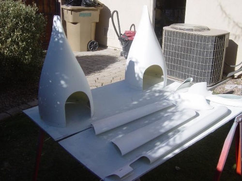 More Priming of Gear Fairings