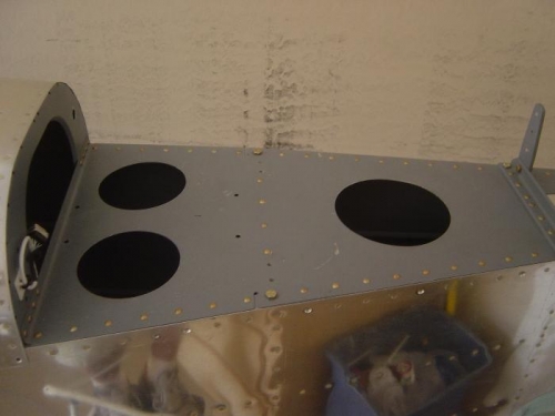 Upper aft deck re riveted