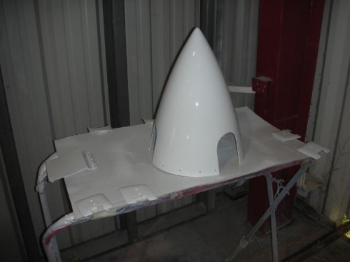 Prop spinner and hinge covers finaled