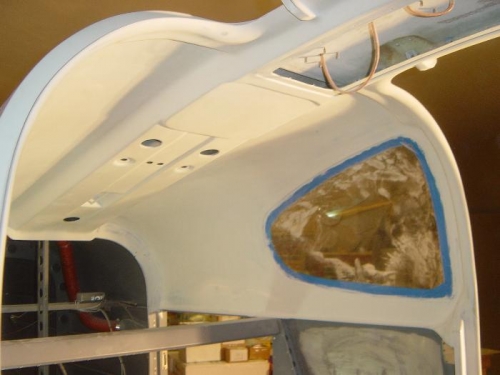 This would have been so much easier with the cabin cover off