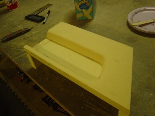Joining foam pieces w/ bondo