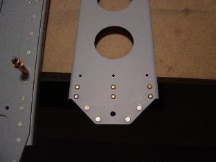 front spar doubler riveted