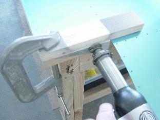 finish with low pressure flush rivet head