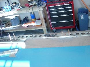 Cleco Hinge reinforcement plates to spars