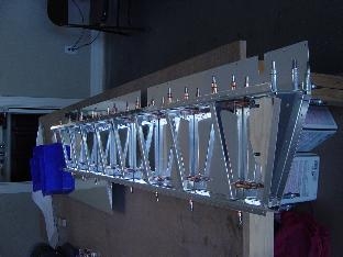 Cleco rear spar and ribs to front spar