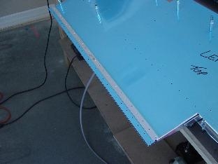 Step 8 cut and trainling edge wedge