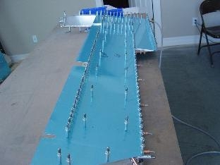 final drill skins, spars and ribs