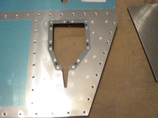 Reinforcement plates with nutplated attached