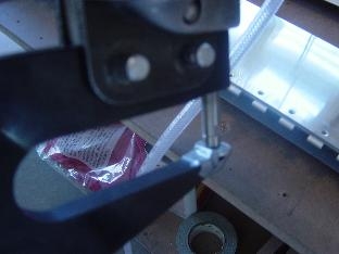 tip from Mike Howe's site, added small piece of steel, eleminates the need for pops used  426 3 3-5's instead