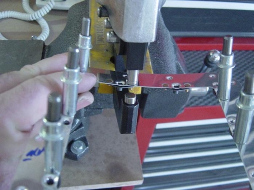 Attach nutplates to doubler