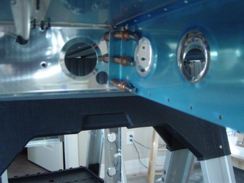 cleco bellcrank ribs to bulkhead