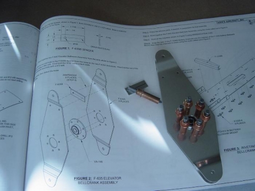 final drill elevator bellcrank assembly