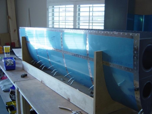 Left Leading Edge Riveting