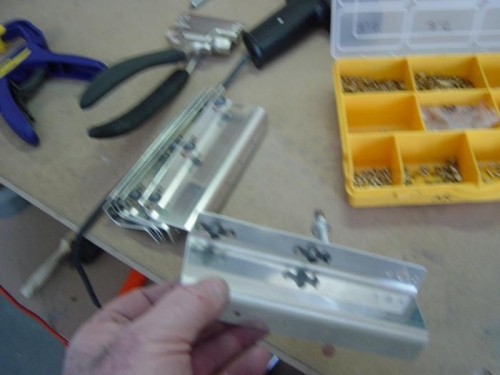 Attach nutplates to the Zee's