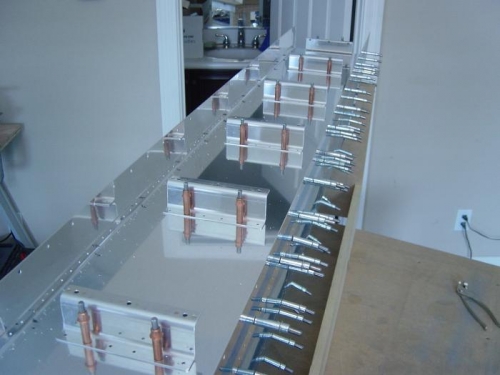 Zee's and aft baffle installed and match drilled