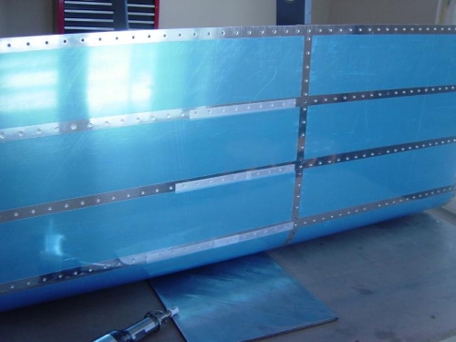 loaded up large section to back rivet