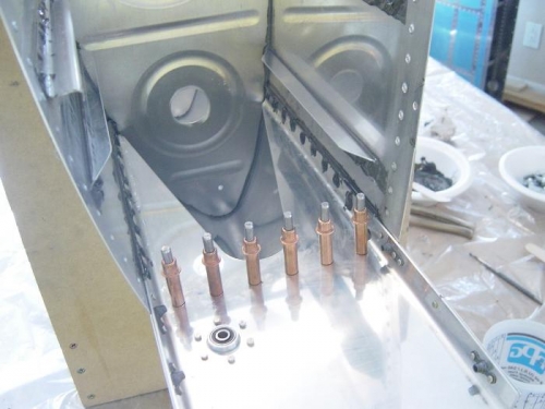 Right Attach Bracket installed