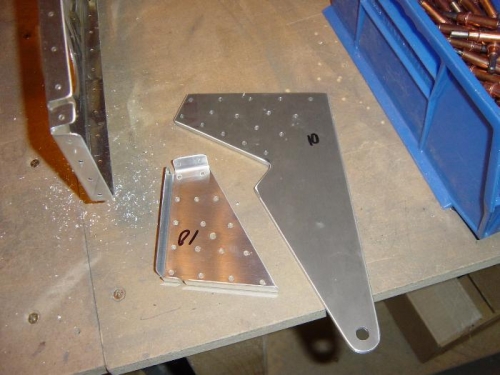 Deburred the Flap hinge assemblies