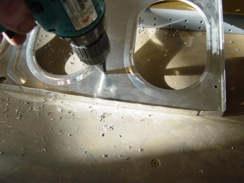 Enlarging hole for electrical conduit