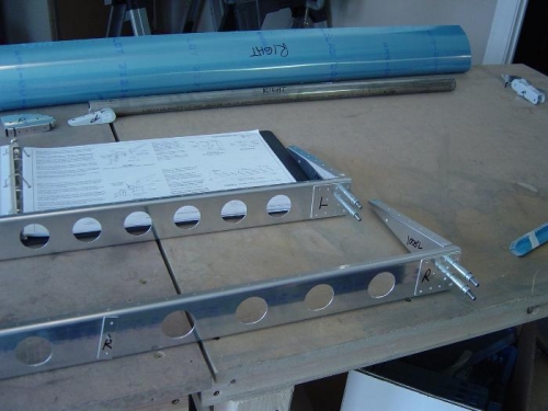 End ribs and doublers drilled