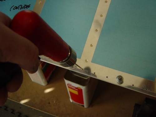 Match ream the trailing edge EX