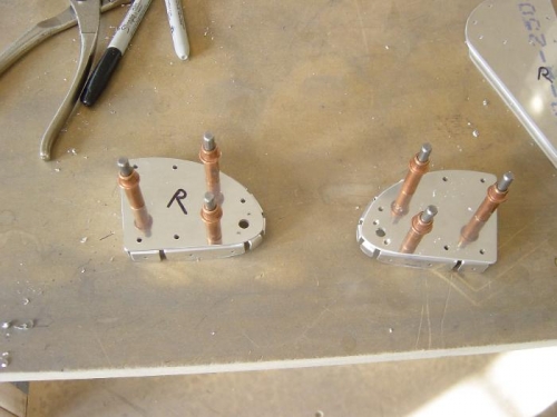 MAtch drill inboard and outboard end rib assemblies