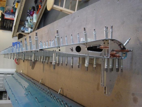 Right flap readyfor drilling