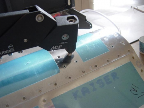 Blind riveted nose skins