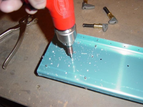 Match drill the doublers using the spar as a guide