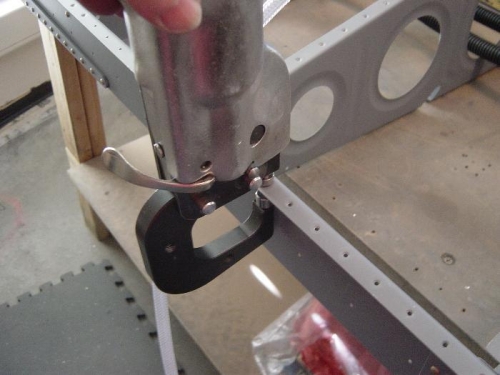Dimpling rear spar
