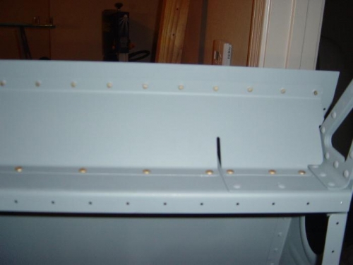 Close -up, outboard end aileron fairing