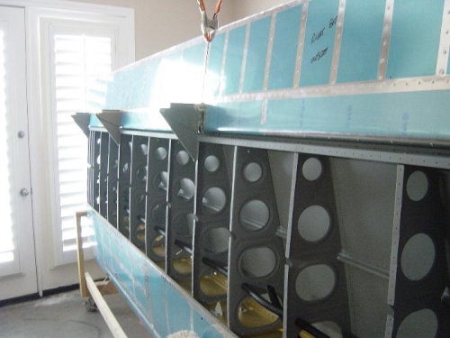 Looking towards inboard end bottom view